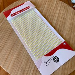Cartela Adesiva Meia Pérola 4mm Amarelo BB 442UN ... - CHAMMA FESTA