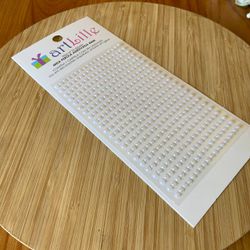 Cartela Adesiva Meia Pérola 4mm Branca 396un - 500... - CHAMMA FESTA