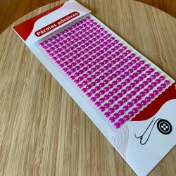 Cartela Adesiva Meia Pérola 6MM Rosa Pink 260un - ... - CHAMMA FESTA