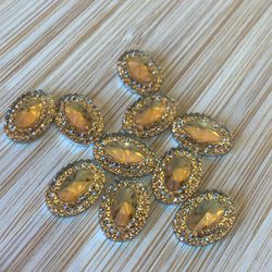 Chaton Borda Oval 10x14 Castanho 10 unidades - 100... - CHAMMA FESTA