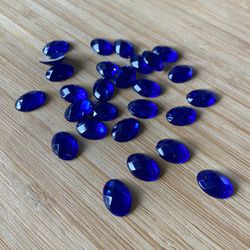 Chaton Oval 10x14 Azul Royal 10 unidades - 100428 - CHAMMA FESTA