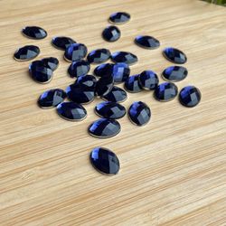 Chaton Oval 10x14 Azul Marinho 10 unidades - 10042 - CHAMMA FESTA