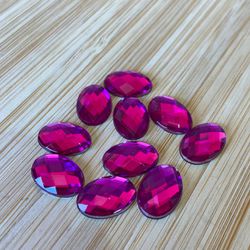 Chaton Oval 10x14 Violeta 10 unidades - 100435 - CHAMMA FESTA