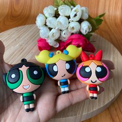 Pingente Emborrachado Meninas Poderosas 3D Aprox. ... - CHAMMA FESTA