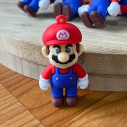 Pingente Emborrachado Mario Bross 3d 7cm - pingent... - CHAMMA FESTA