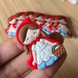 Aplique emborrachado chapéuzinho vermelho 4cm - 10... - CHAMMA FESTA