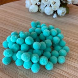 Pompom 1CM Tiffany - Cores Aproximadamente 100un -... - CHAMMA FESTA