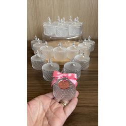 Bomboniere 5x6,5cm Texturizada Losango Transparent... - CHAMMA FESTA