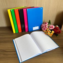 Caderno Brochura Grande com Pauta – 96 Folhas - 21... - CHAMMA FESTA