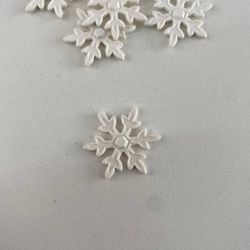 Aplique acrílico Floco de neve 3,0cm - pacote com ... - CHAMMA FESTA