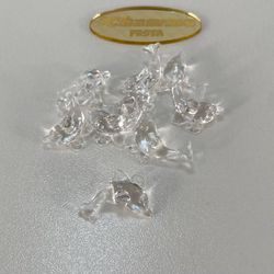 Pingente acrílico Golfinho 2,5cm cristal - pacote ... - CHAMMA FESTA