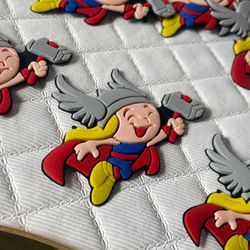 Aplique Emborrachado Hérois Thor Baby 4cm -10 Unid... - CHAMMA FESTA