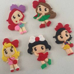 Aplique emborrachado Kit Bonecas - pacote com 10 u... - CHAMMA FESTA