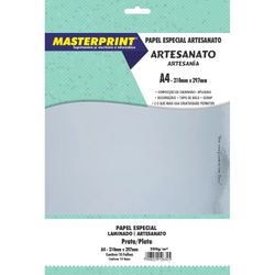 Papel Especial Laminado A4 250g – Prata (10 folhas... - CHAMMA FESTA