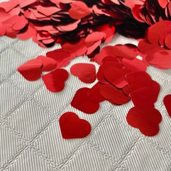 Confete coração 1,5cm 10g vermelho - 018943 - CHAMMA FESTA