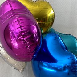 Balão metalizado coração 18 polegadas - 000541 - CHAMMA FESTA