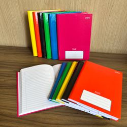 Caderno Brochura Pequeno 1/4 com Pauta – 96 Folhas... - CHAMMA FESTA