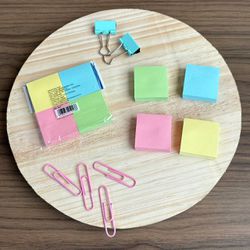 Mini Bloquinho Cole e Anote - 4 Cores Sortidas - 2... - CHAMMA FESTA