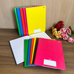Caderno Brochura Grande com Pauta – 48 Folhas - 22... - CHAMMA FESTA