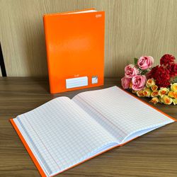 Caderno Brochura Grande Quadriculado – 96 Folhas -... - CHAMMA FESTA