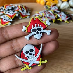 Kit emborrachado caveiras pirata 10 unidades - 100... - CHAMMA FESTA
