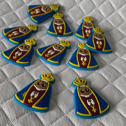 Aplique Emborrachado Nossa Senhora 3,5x5,2cm - 10u... - CHAMMA FESTA