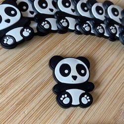 Aplique Emborrachado Panda 3cm - 10 unidades - 10... - CHAMMA FESTA