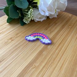 Aplique Emborrachado Arco Íris Pop It 4 cm - 10 Un... - CHAMMA FESTA