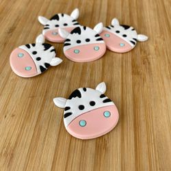Aplique Emborrachado Zebra Safari 3,5cm - 10 unida... - CHAMMA FESTA