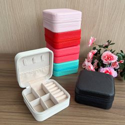 Mini Porta Jóia Quadrado com Zíper – 9,5x9,5cm - 2... - CHAMMA FESTA