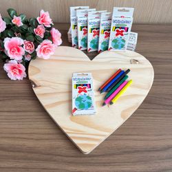 Mini Lápis de Cor Hexagonal 6 Cores – Make+ Eco - ... - CHAMMA FESTA