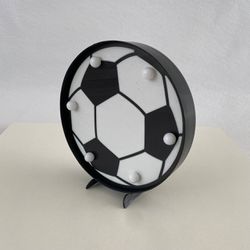 LUMINÁRIA LED BOLA DE FUTEBOL 16CM - 3404 - CHAMMA FESTA