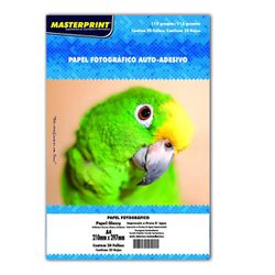 Papel fotográfico glossy adesivo A4 115g masterpri... - CHAMMA FESTA
