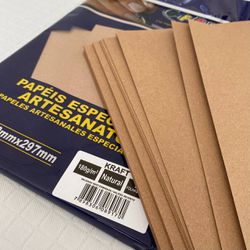 Papel Kraft natural A4 180g Off paper - pacote com... - CHAMMA FESTA