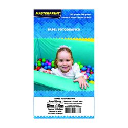 Papel Fotográfico Glossy Masterprint 265g – 10x15c... - CHAMMA FESTA