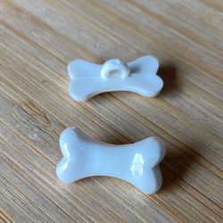 Aplique Acrílico Osso Branco 20mm - 10 Unidades - ... - CHAMMA FESTA