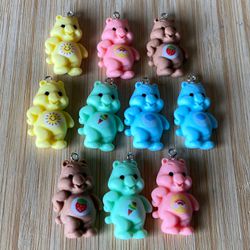 Pingente Ursinhos Carinhosos Cores 10mm - 10 Unida... - CHAMMA FESTA
