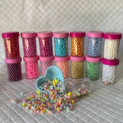  Pérolas 6mm com furo - 30g - 500154 - CHAMMA FESTA