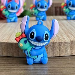 Pingente Emborrachado Stitch Xepa 3D 4,5CM - 0209... - CHAMMA FESTA