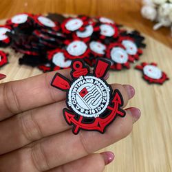 Aplique Emborrachado Símbolo Corinthians 3,5cm – 1... - CHAMMA FESTA