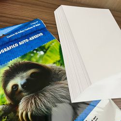 PAPEL FOTO ADESIVO A4 115G 50FLS GLOSSY MASTER - 0... - CHAMMA FESTA