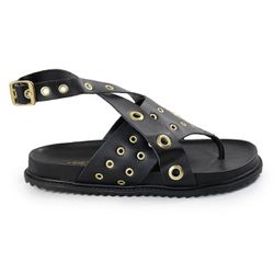 Papete Feminina Alessandra Sola Baixa Preto - AR05... - CHARELLI