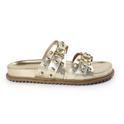 Sandália Papete Feminina Beatriz Sola Baixa Duas T... - CHARELLI