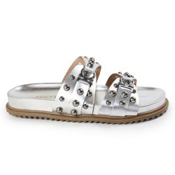 Sandália Papete Feminina Beatriz Sola Baixa Duas T... - CHARELLI