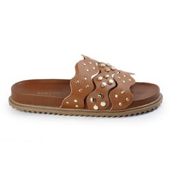 Sandália Papete Feminina Serena Sola Baixa Tiras d... - CHARELLI