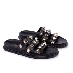 Sandália Sandalia Papete Cecilia Sola Baixa Tiras ... - CHARELLI