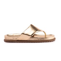 Sandália Feminina Papete de Dedo Fabi Dourado - AR... - CHARELLI