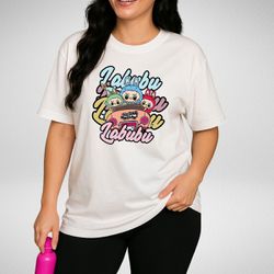 Camiseta Básica Feminina Branca - Labubu - CAMI-FE... - CHIELLA