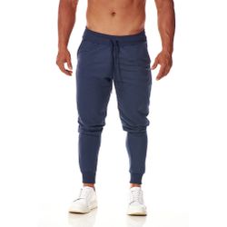 Calça Masculina Moletom Azul Marinho - CALCA-MASC... - CHIELLA