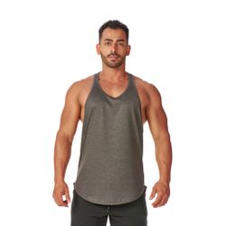 Regata Masculina Esportiva Tradicional Cinza Chumb... - CHIELLA